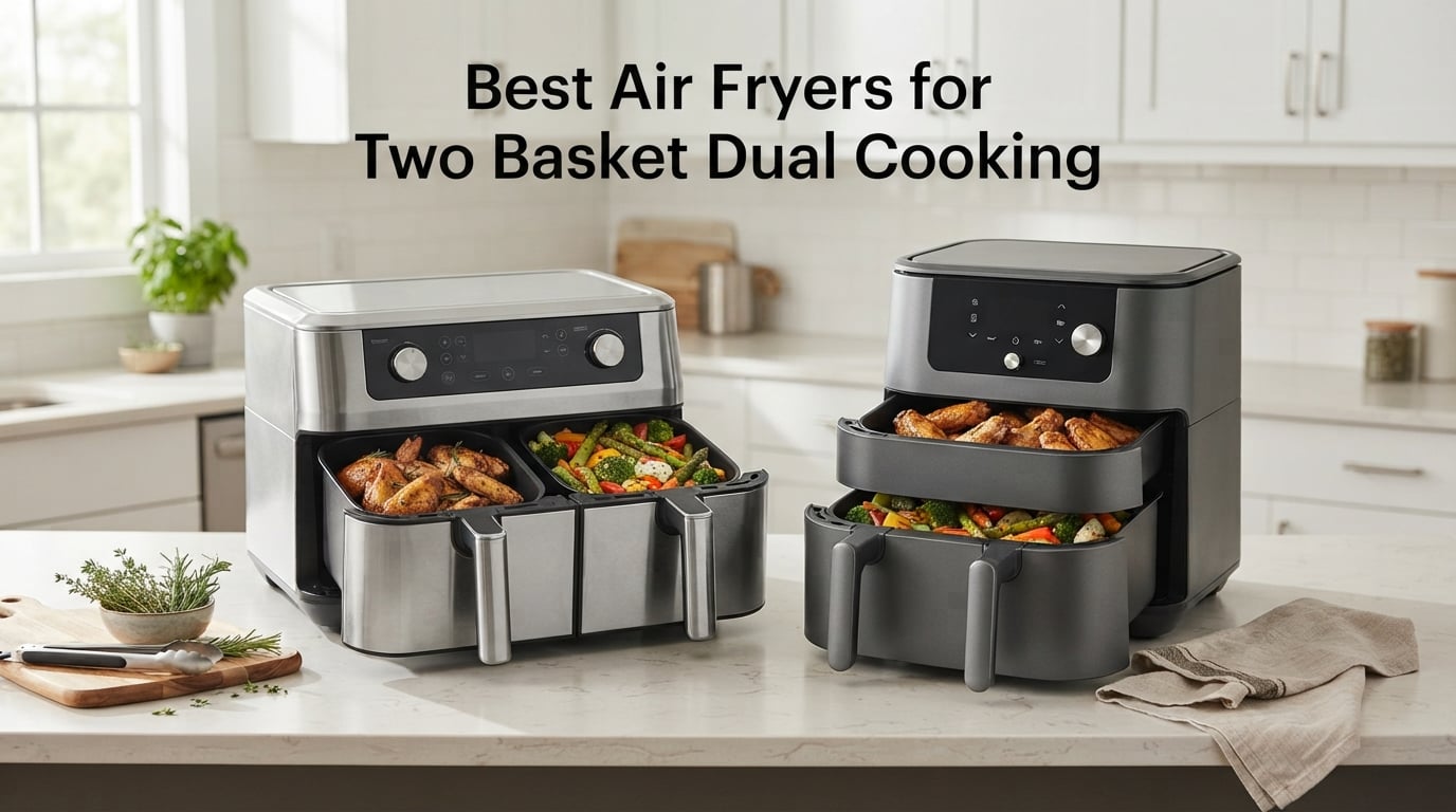 Best Air Fryers for Two Basket Dual Cooking