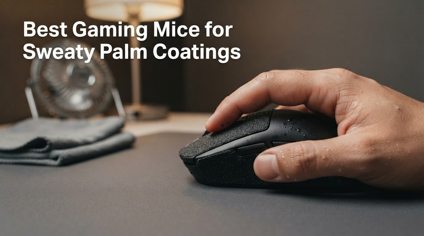 Best Gaming Mice for Sweaty Palm Coatings