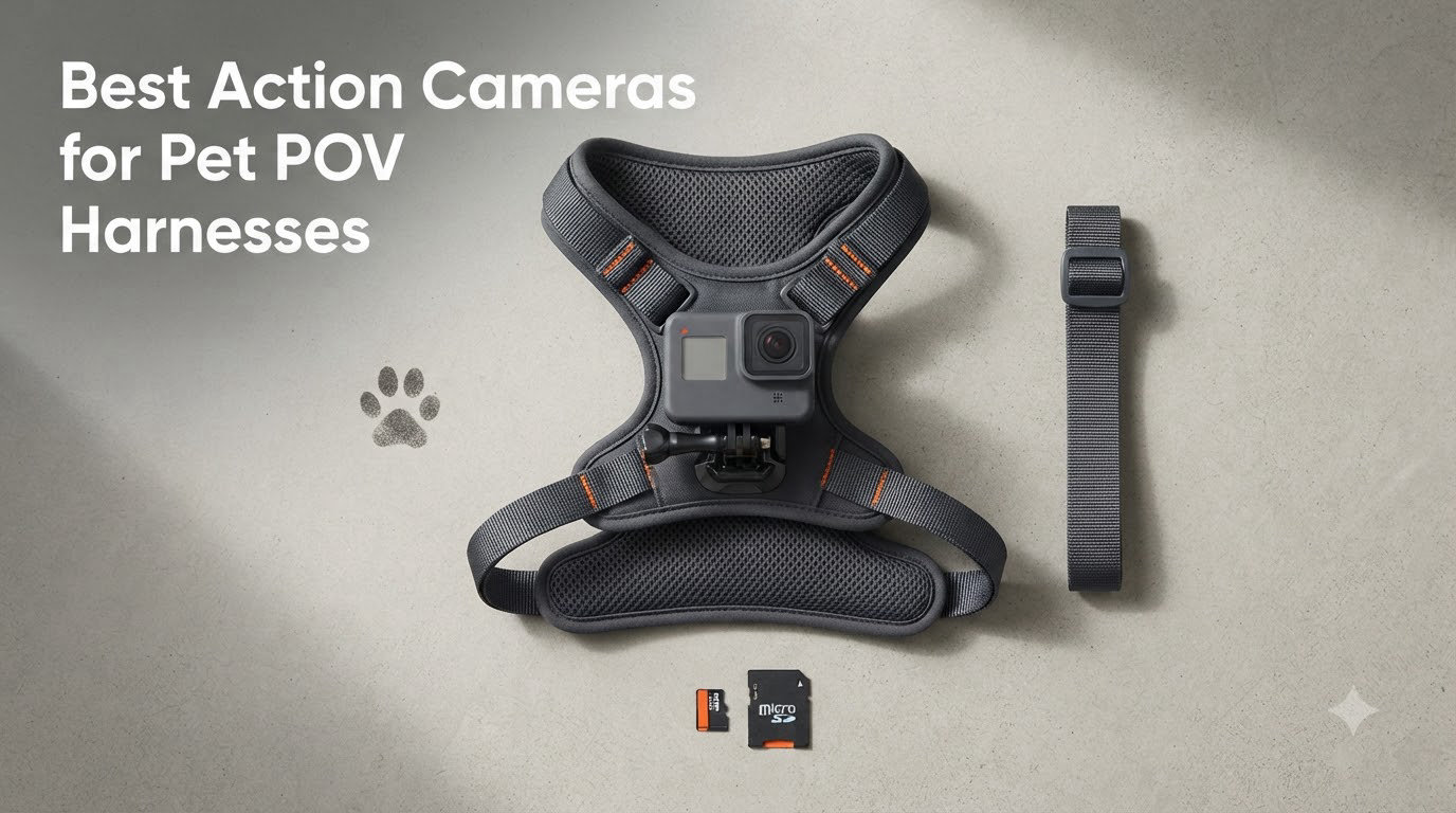 Best Action Cameras for Pet POV Harnesses