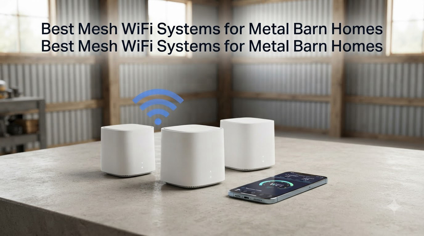 Best Mesh WiFi Systems for Metal Barn Homes