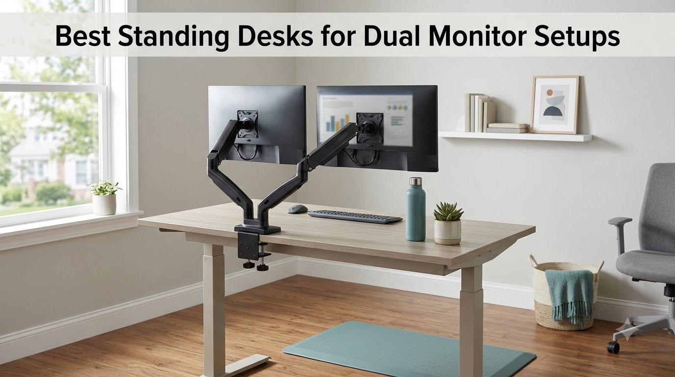 Best Standing Desks for Dual Monitor Setups