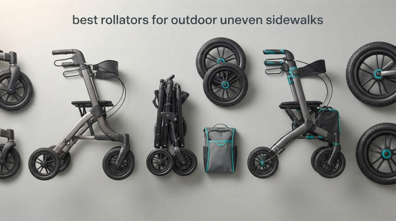 best rollators for outdoor uneven sidewalks