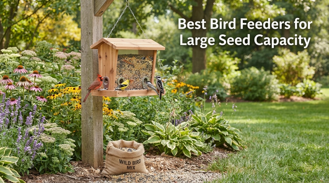 Best Bird Feeders for Large Seed Capacity