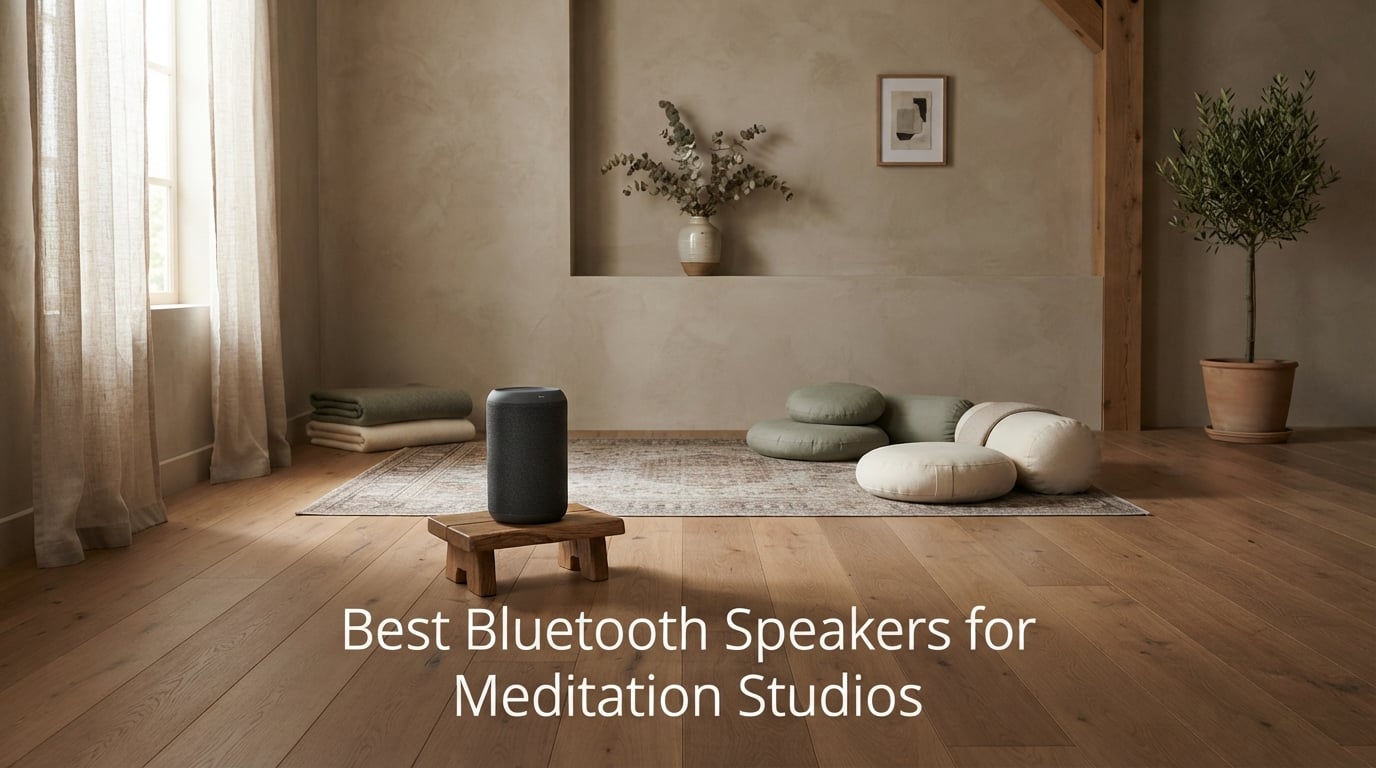 Best Bluetooth Speakers for Meditation Studios