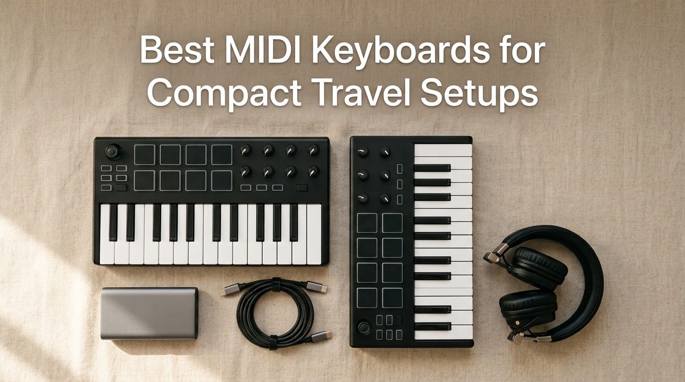 Best MIDI Keyboards for Compact Travel Setups