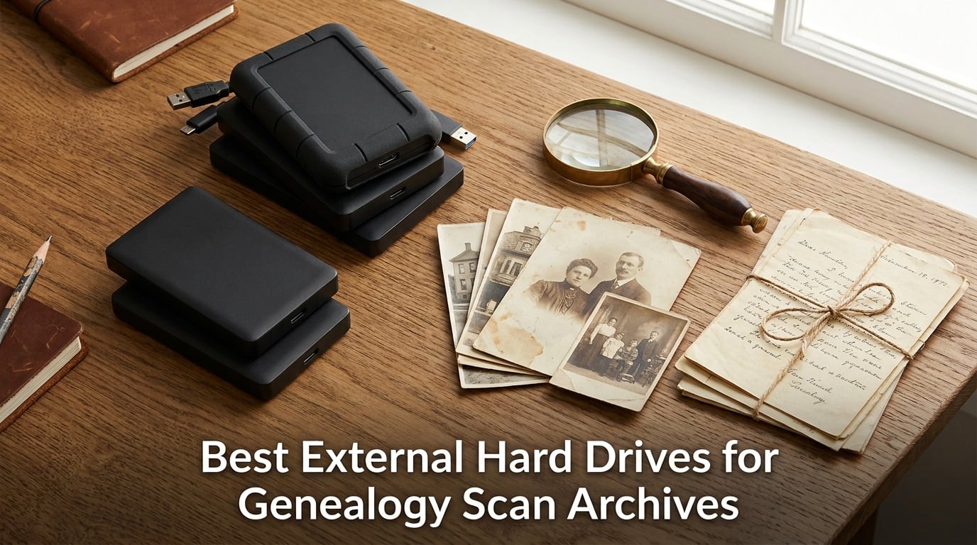 Best External Hard Drives for Genealogy Scan Archives