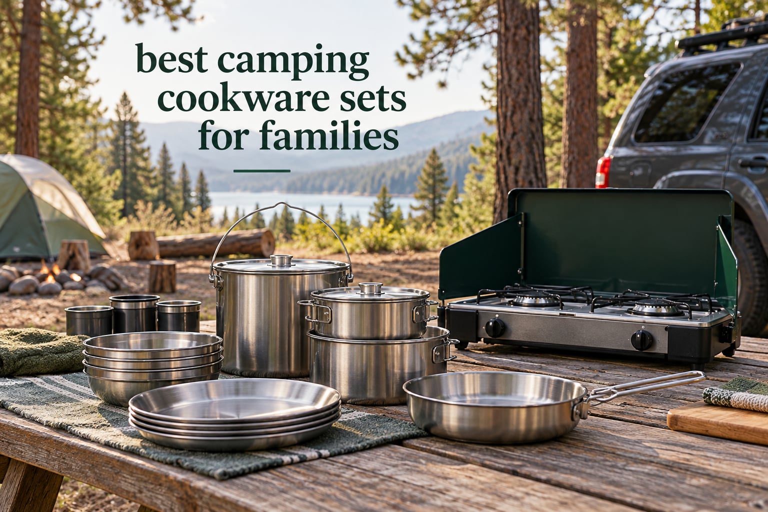 best camping cookware sets for families