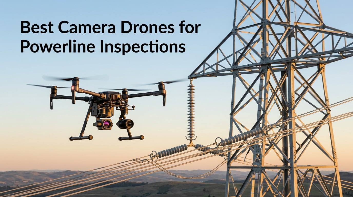 Best Camera Drones for Powerline Inspections