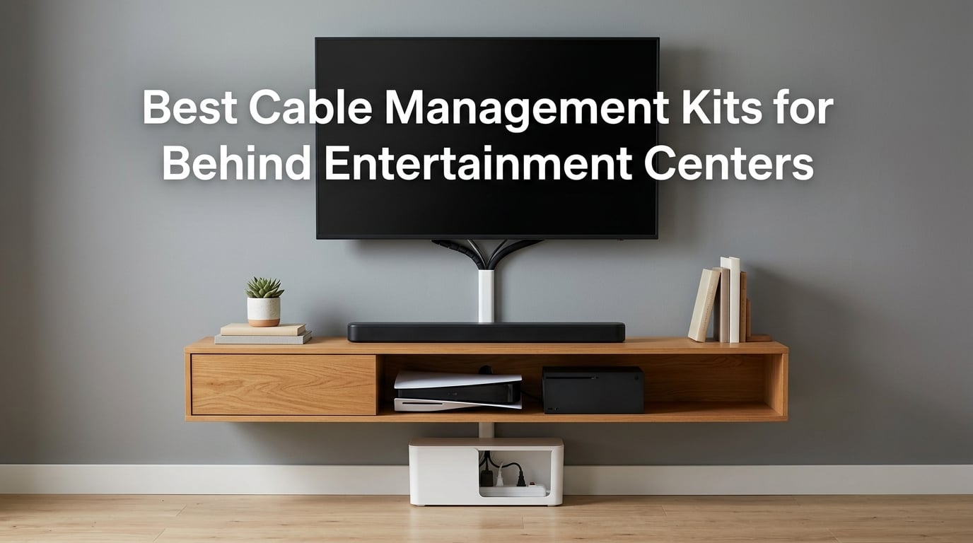 Best Cable Management Kits for Behind Entertainment Centers