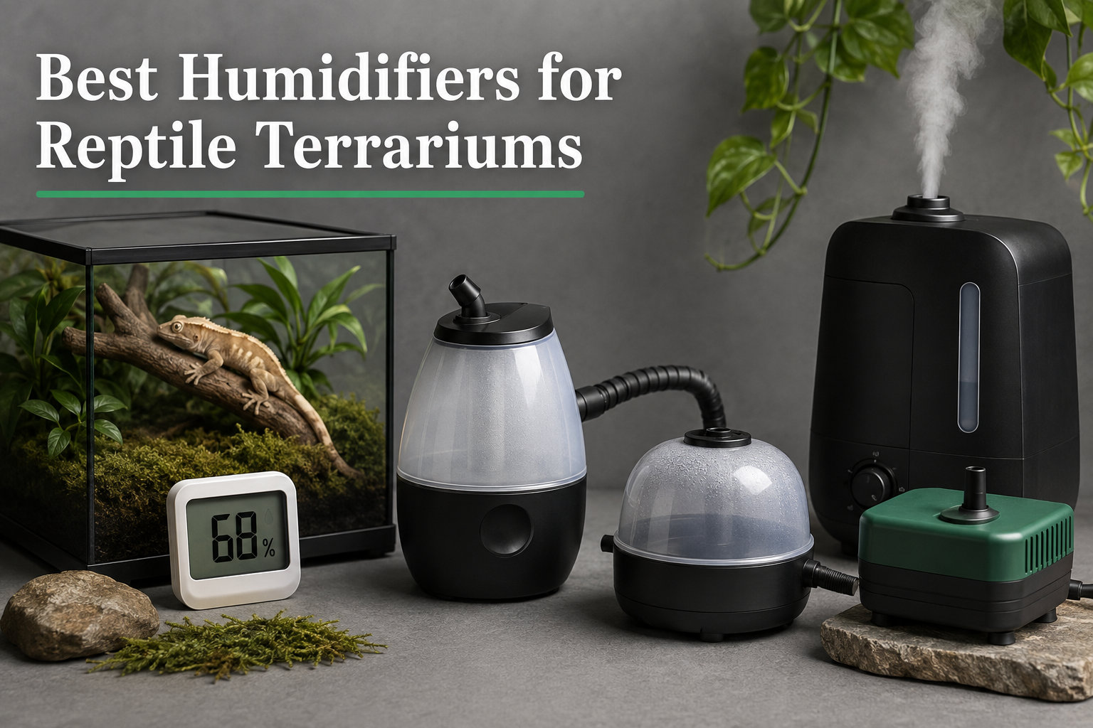 Best Humidifiers for Reptile Terrariums