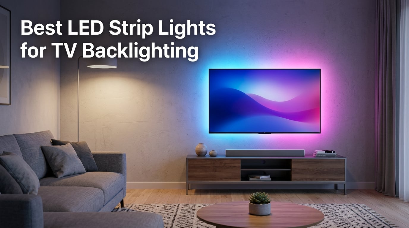 Best LED Strip Lights for TV Backlighting