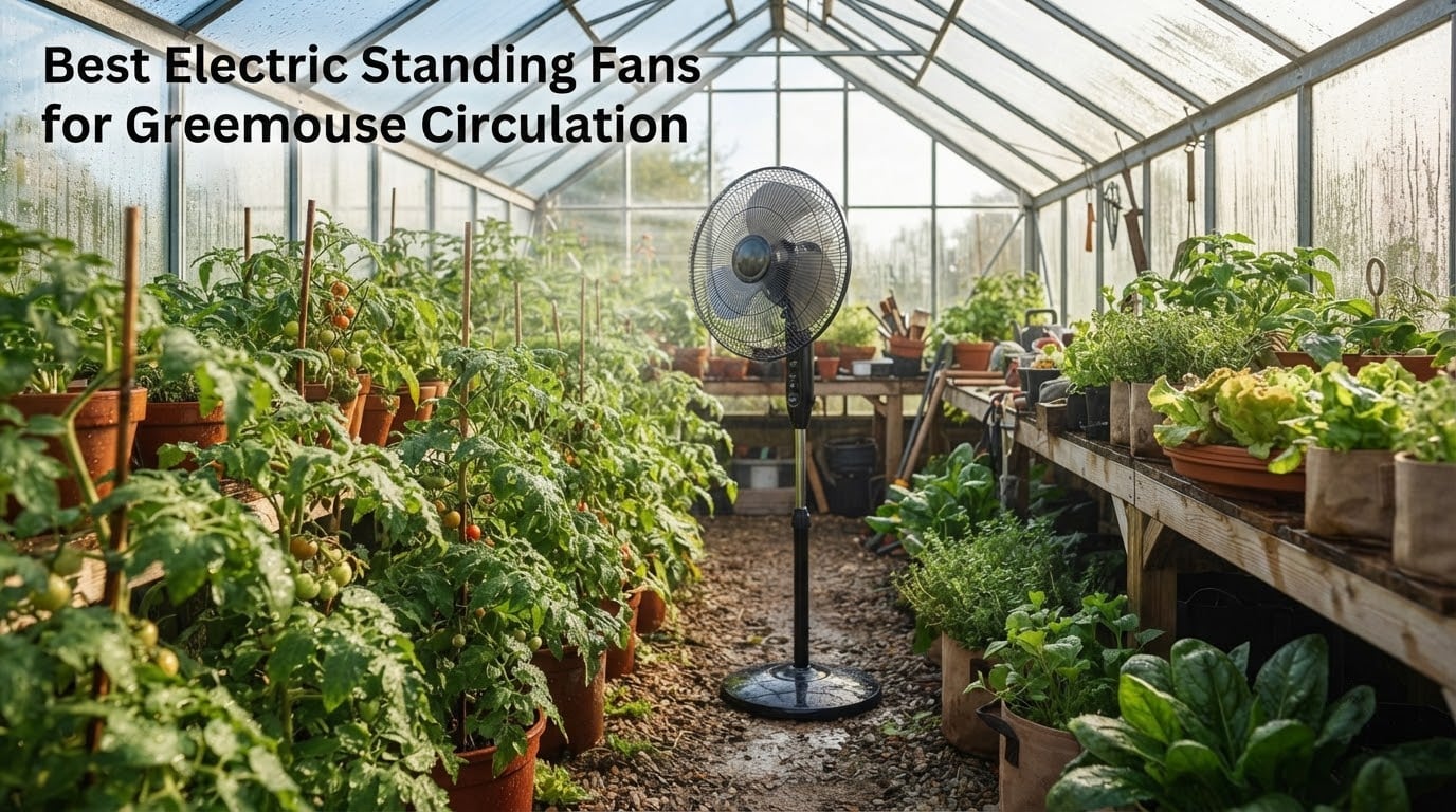 Best Electric Standing Fans for Greenhouse Circulation