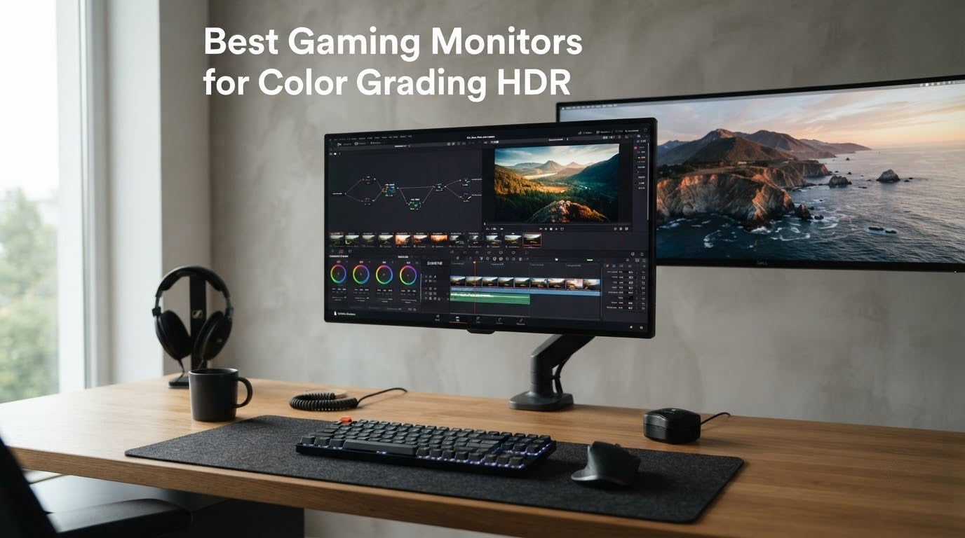 Best Gaming Monitors for Color Grading HDR