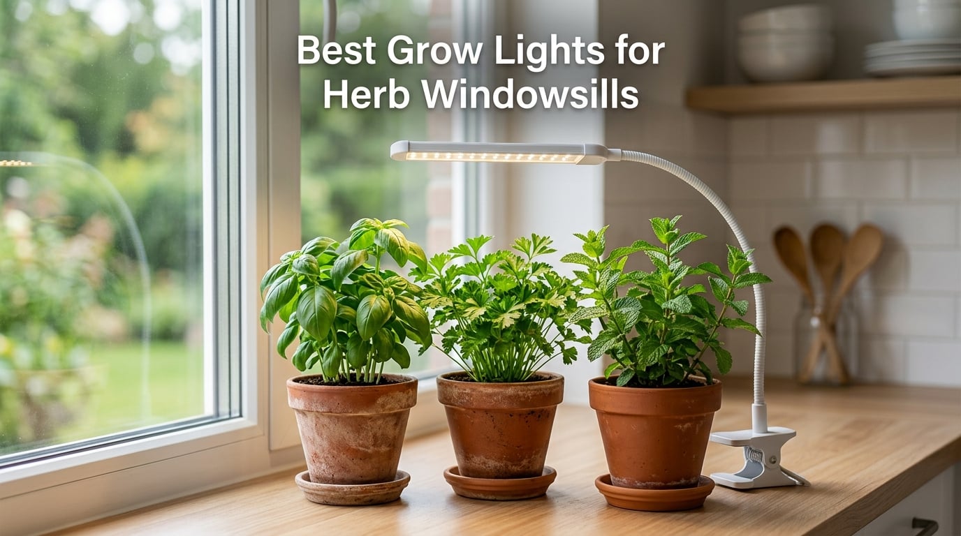 Best Grow Lights for Herb Windowsills