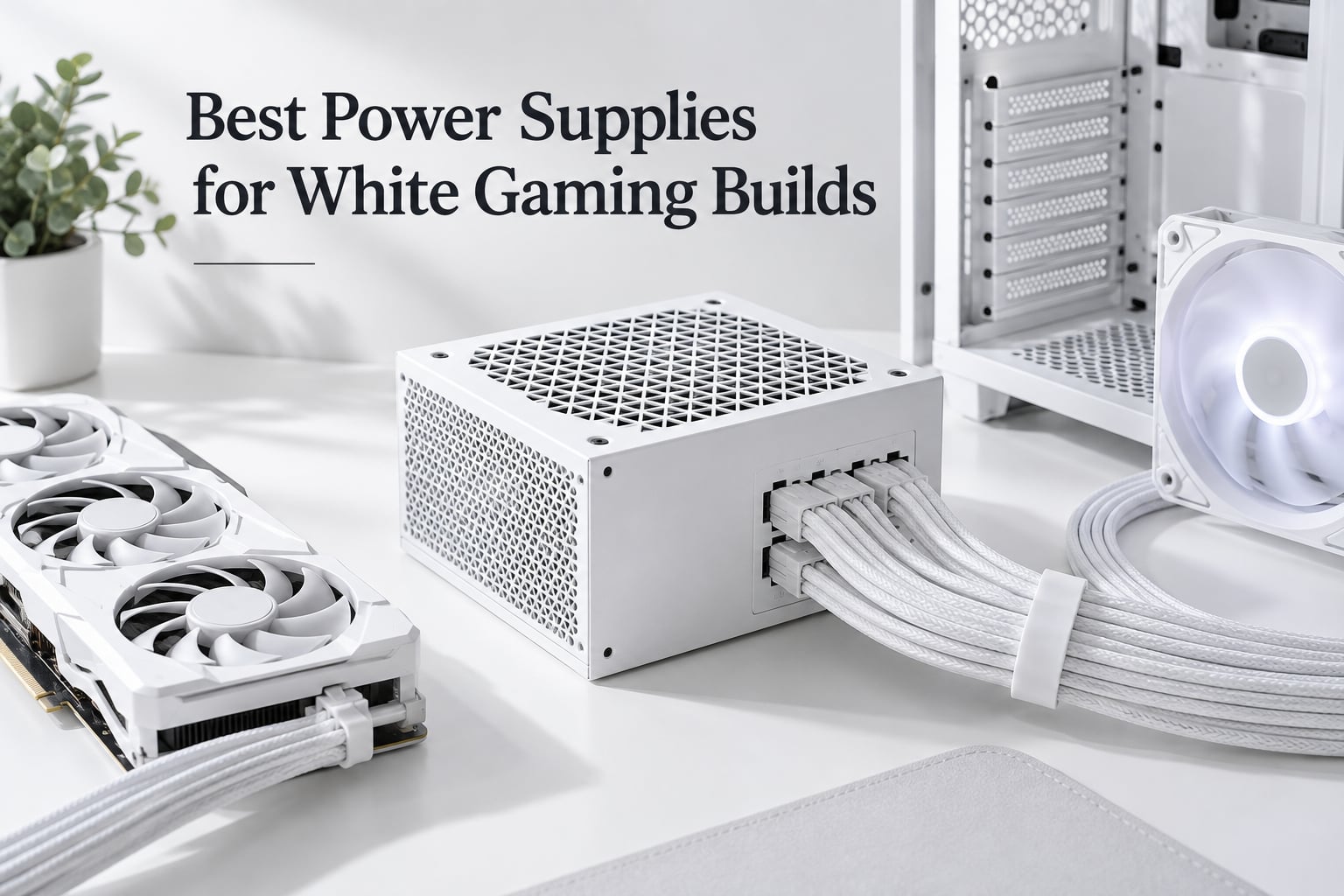Best Power Supplies for White Gaming Builds