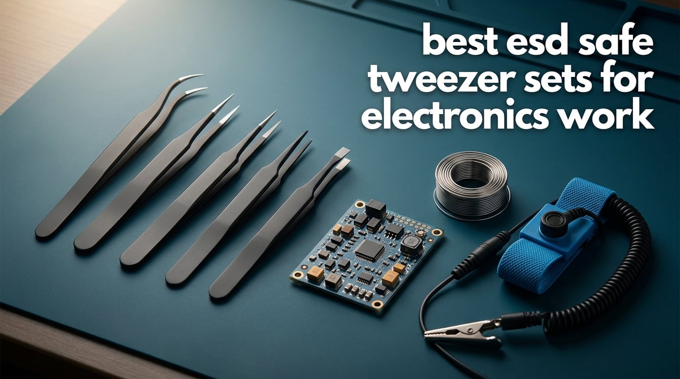 best esd safe tweezer sets for electronics work