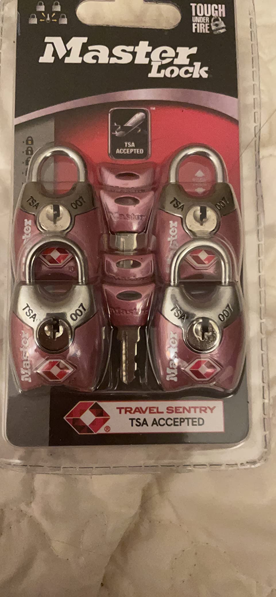 Master Lock 4689T TSA Approved Keyed Lock, 2 Pack, Colors May Vary customer photo 2