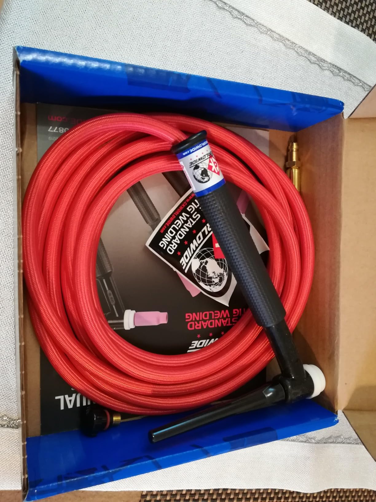 CK17 Air Cooled TIG Torch Kit, 150A, 12.5', 1-Pc Super-Flex, CK17-12-RSF RG customer photo 1