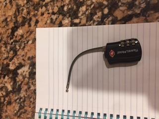 TravelMore TSA Approved Luggage Locks, Travel Combination Cable Locks customer photo 2