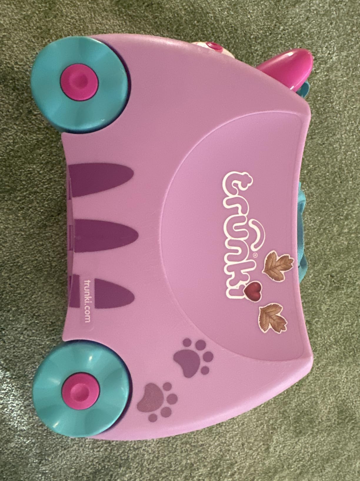 Trunki Ride-On Kids Suitcase | Tow-Along Toddler Luggage | Carry-On Cute Bag with Wheels | Kids Luggage and Airplane Travel Essentials: Pedro Pirate Ship Black customer photo 2