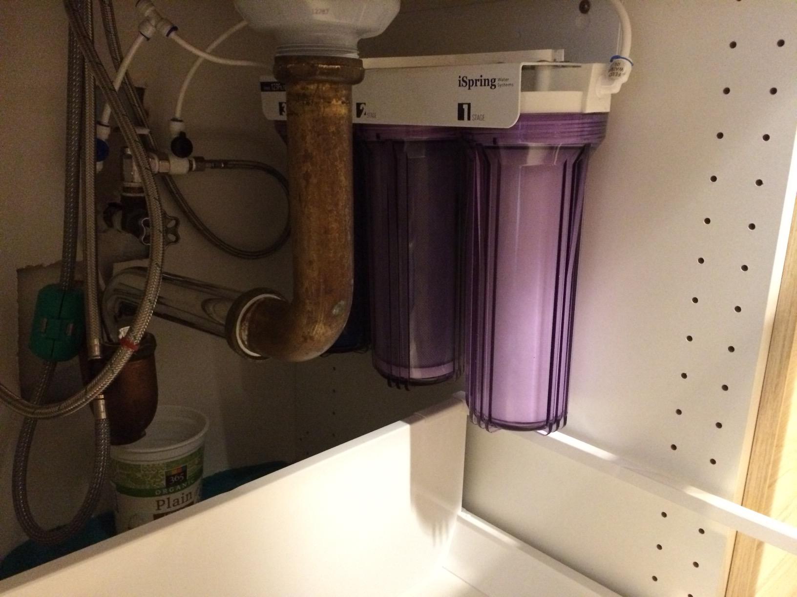 iSpring US31 3-Stage Under Sink Water Filter System with Faucet, 1 Year customer photo 2
