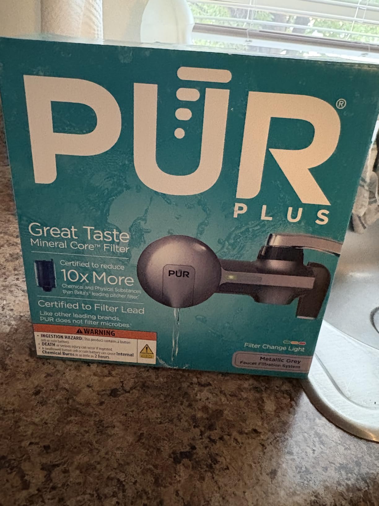 PUR Plus Horizontal Faucet Mount Filtration System with Lead Reduction customer photo 1