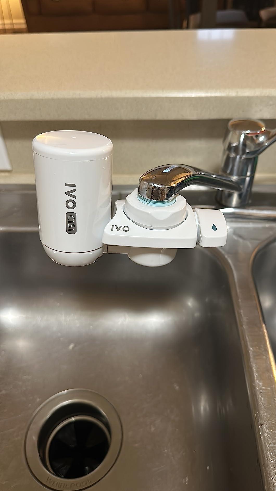IVO Water Filter for Sink Faucet – 4-Stages with Microfiltration Technology – Removes Chlorine, Rust, Sediments and Microscopic Contaminants – Retains Healthy Minerals customer photo 1