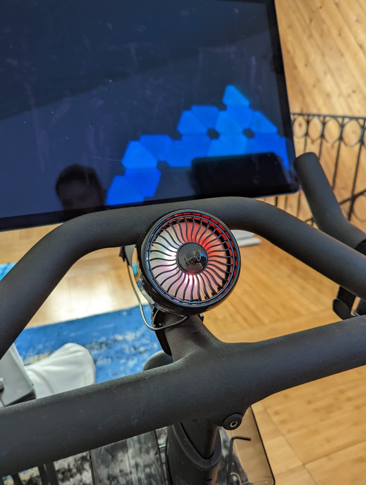 TrubliFit Fan for Peloton Bike & Peloton Treadmill - Accessories for Peloton - Fits Original Bike, Bike+ or Tread - No Batteries or Charging Required customer photo 2