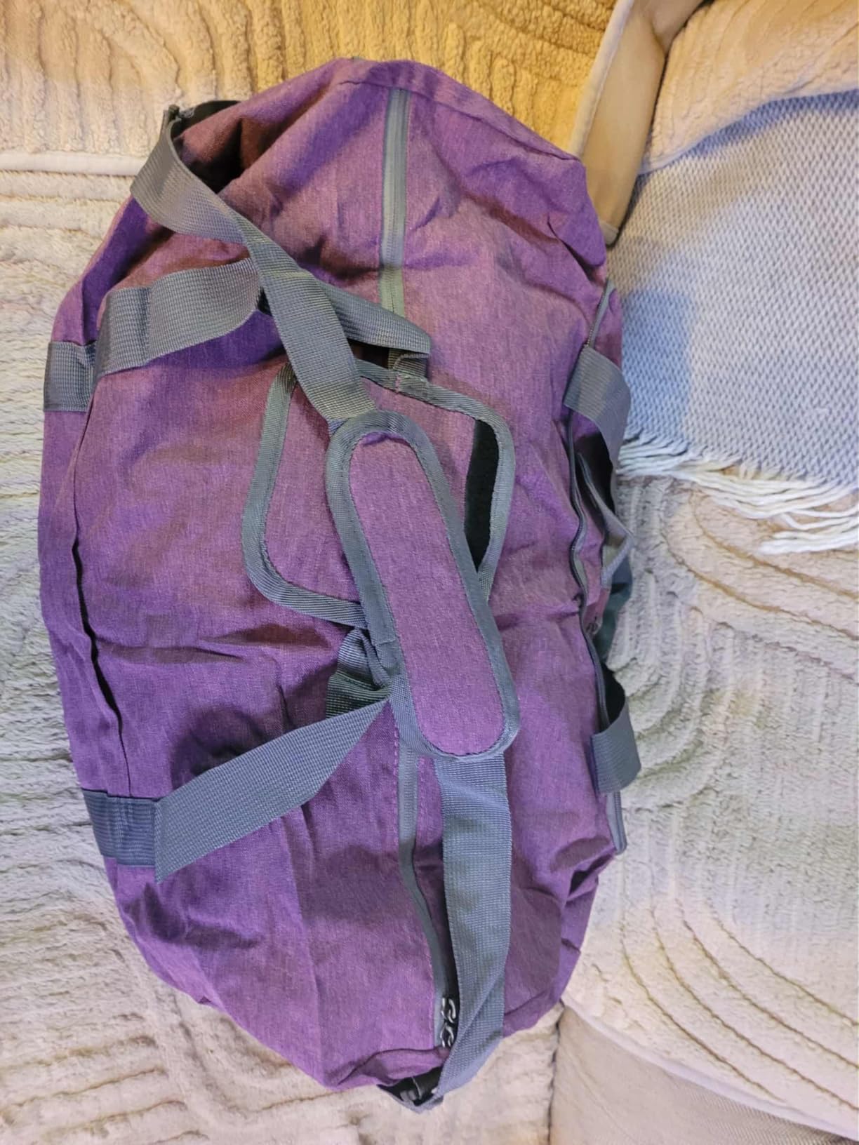 Felipe Varela Foldable Duffle Bag for Travel Weekend Overnight Gym Camping customer photo 2