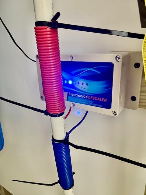 Electronic Water Descaler System, Reduces Limescale, Rust, and Minerals, No Chemicals, Easy Installation customer photo 2