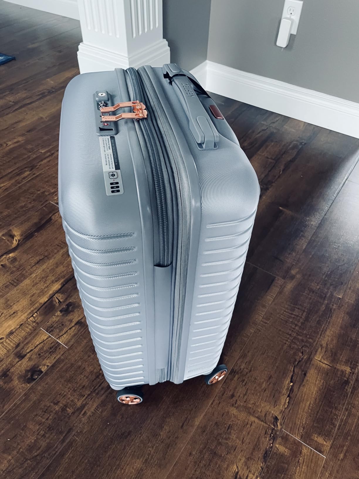 DELSEY PARIS Cruise 3.0, 20 Inch Carry-On Hardside Luggage, Platinum customer photo 1