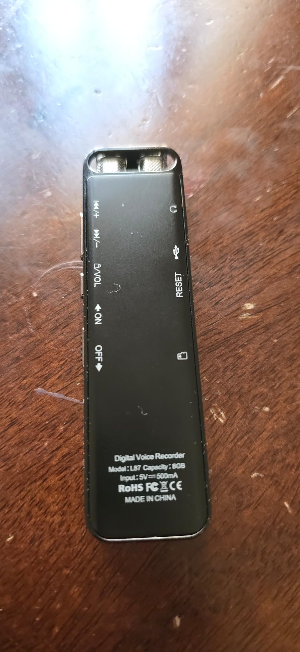 136GB Digital Voice Recorder: Voice Activated Recorders with Playback, Audio Recording Device for Lectures Meetings, Dictaphone Sound Portable Tape Recorder with Password | USB customer photo 1