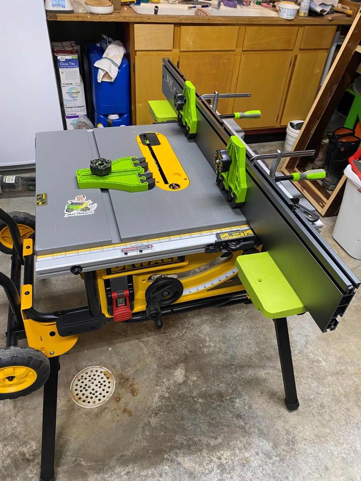 BOW Products Ultimate Table Saw XTENDER & Safety Kit - Includes 46” XT XTENDER Fence, 2-XT1 Support Feeds, 2-XT2 T-Track Clamps, FP1 FeatherPRO Featherboard, and FP4 FencePRO Featherboards customer photo 1