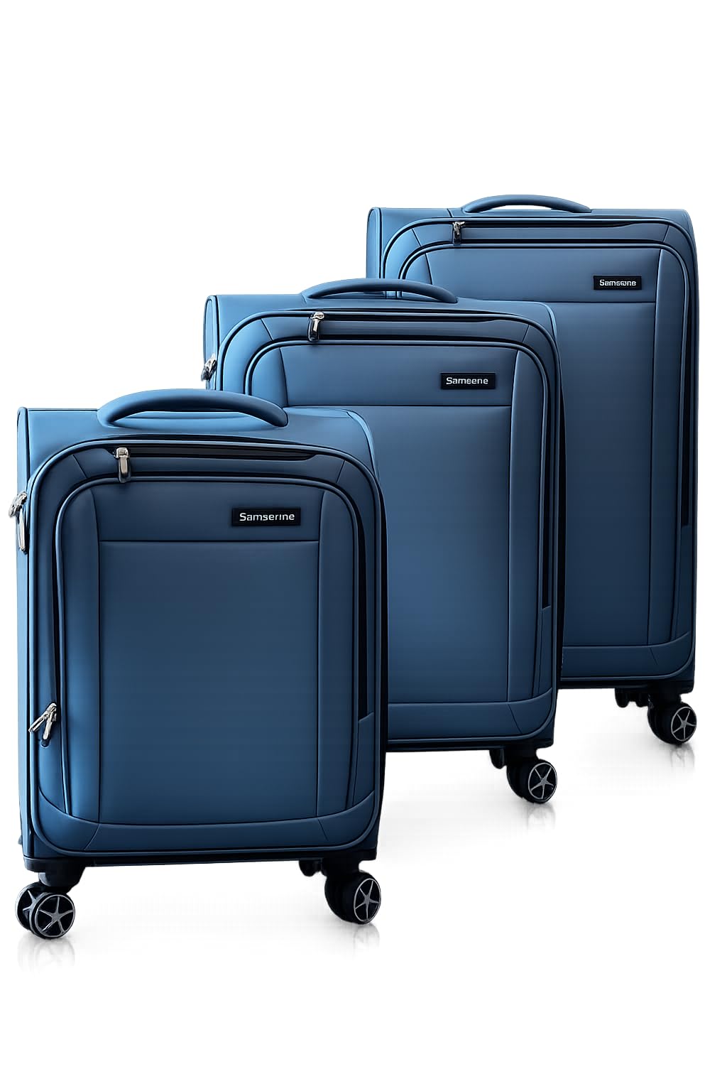 Samsonite Saire LTE Softside Expandable Luggage with Spinner Wheels, Olive Green, 2-Piece Set (Carry-on/Medium) customer photo 2