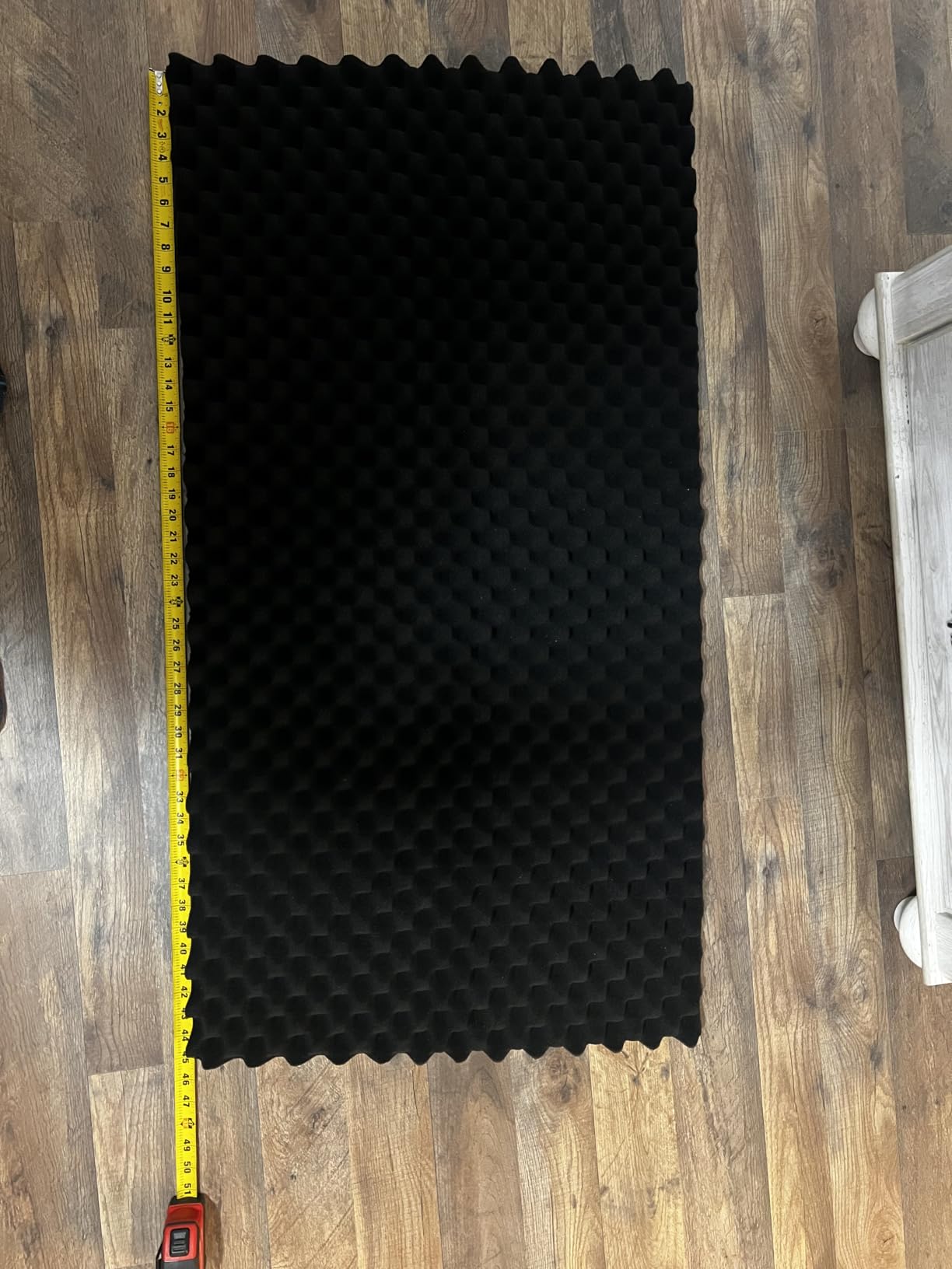 4 Pack Egg Crate Foam Sound Proof Foam Panels for Walls,48''X24''X2'' inch Acoustic Panels, high-Density Fireproof soundproof Wall Panels, Professional Acoustic Treatment (BlacK) customer photo 1