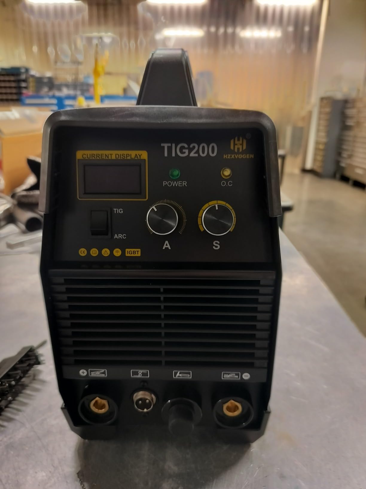 HZXVOGEN 200A TIG Welder, 110/220V HF TIG/Stick 2-in-1 Post Gas customer photo 2