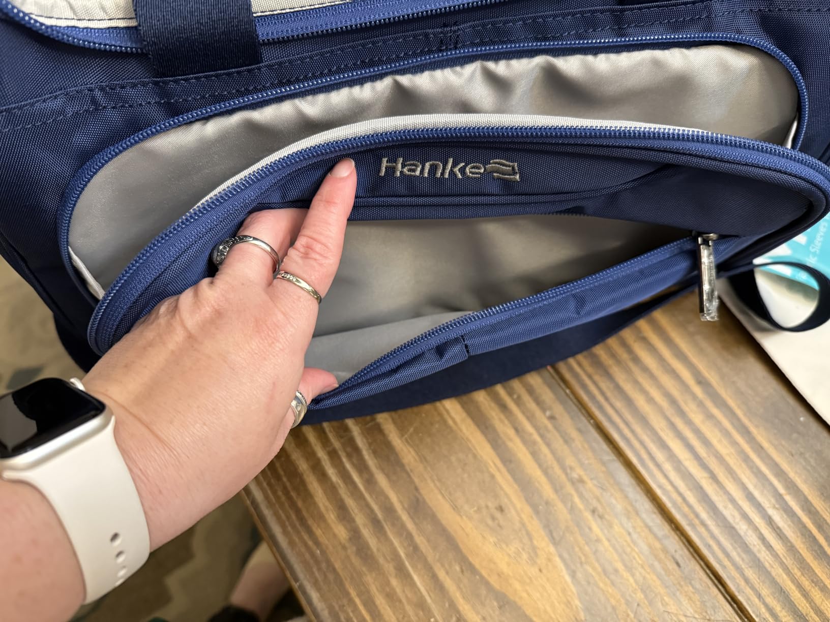 Hanke Small Underseat Carry On Luggage Bags for Travel with 10 Pockets. customer photo 2