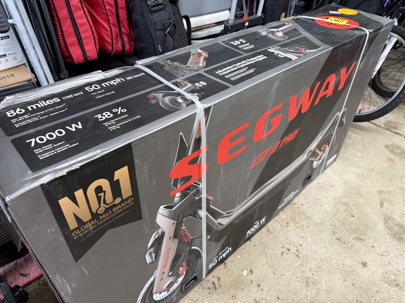 Segway SuperScooter GT3 Pro Electric Scooter, Up to 50 MPH, 86-Mile Range customer photo 2