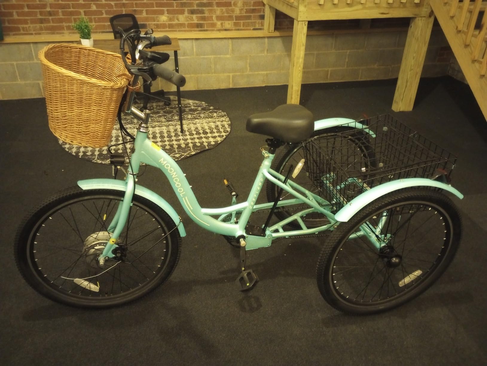 MOONCOOL Electric Tricycle for Adults, Electric Trike for Seniors, 350W customer photo 1