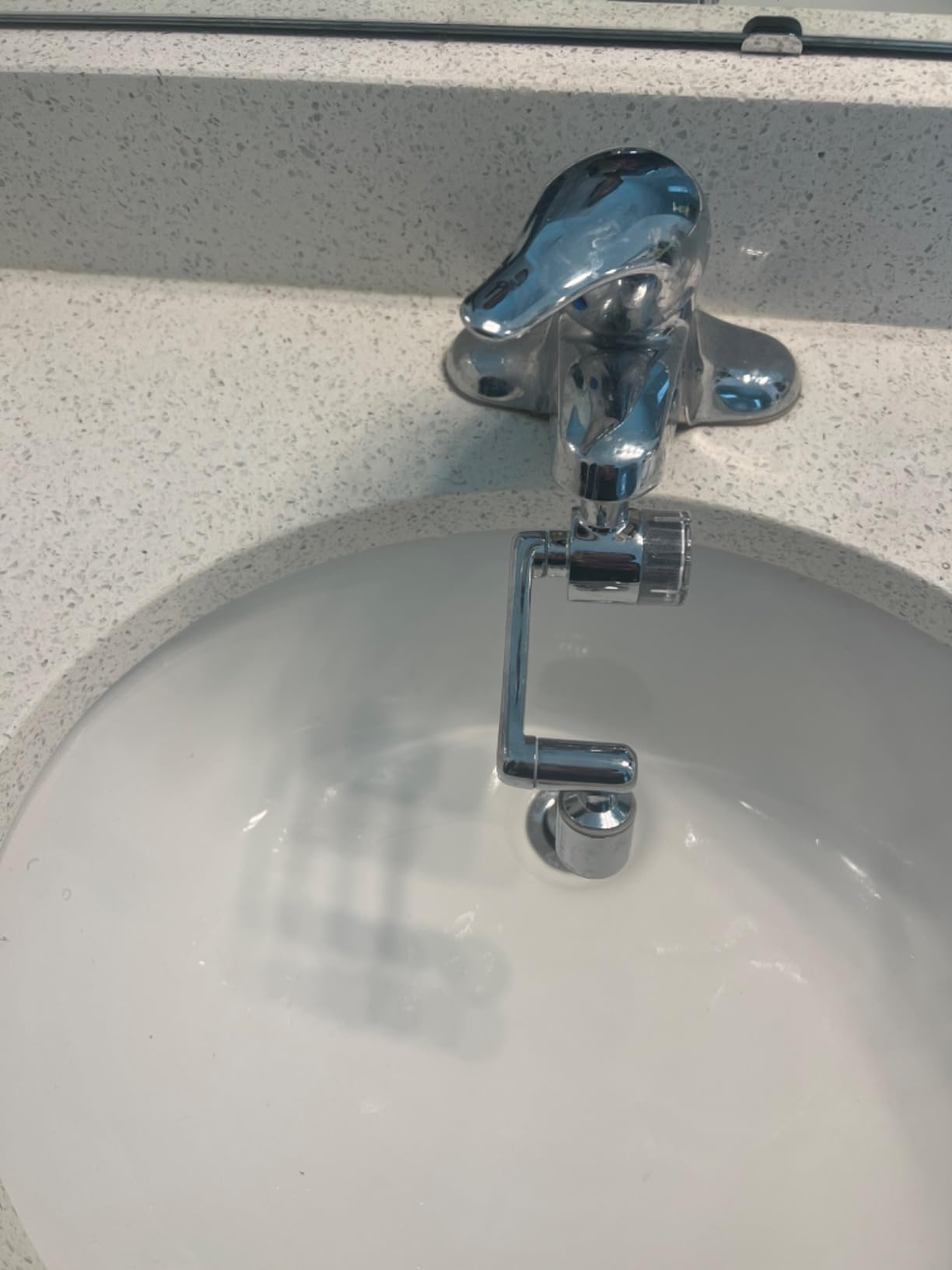 KLLEYNA Pull-Down Faucet-Mount Water Filters - (22 Adapters) Swivel 720° Sink Tap Filtration, ACF Reduce 99% Chlorine for Great Taste, 528 Gallon Purifier Kitchen/Bathroom, 2-Mode Spray(Silver) customer photo 1