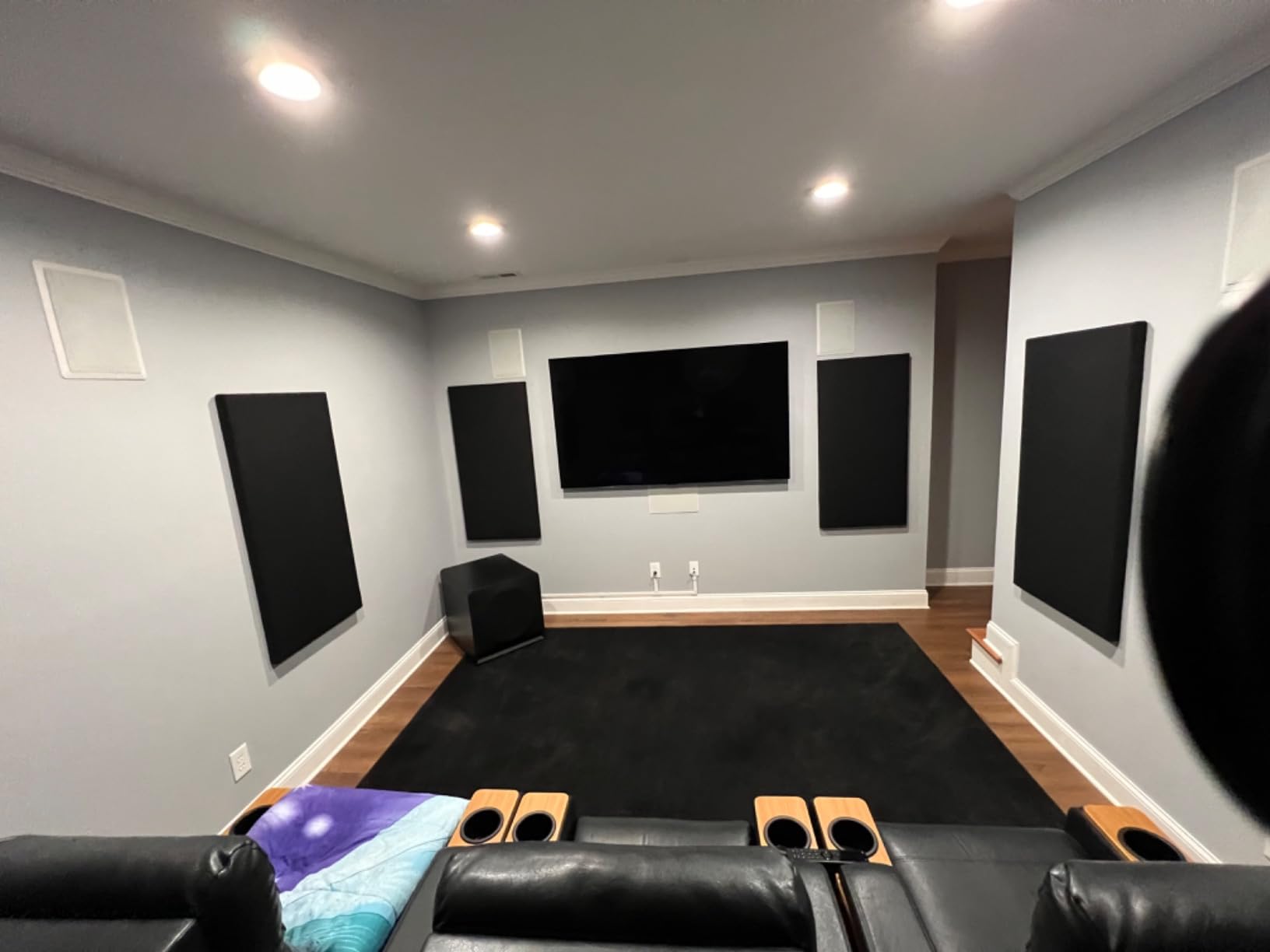 ATS Acoustic Panel 24x48x2 Inches, Beveled Edge (Fog) customer photo 2