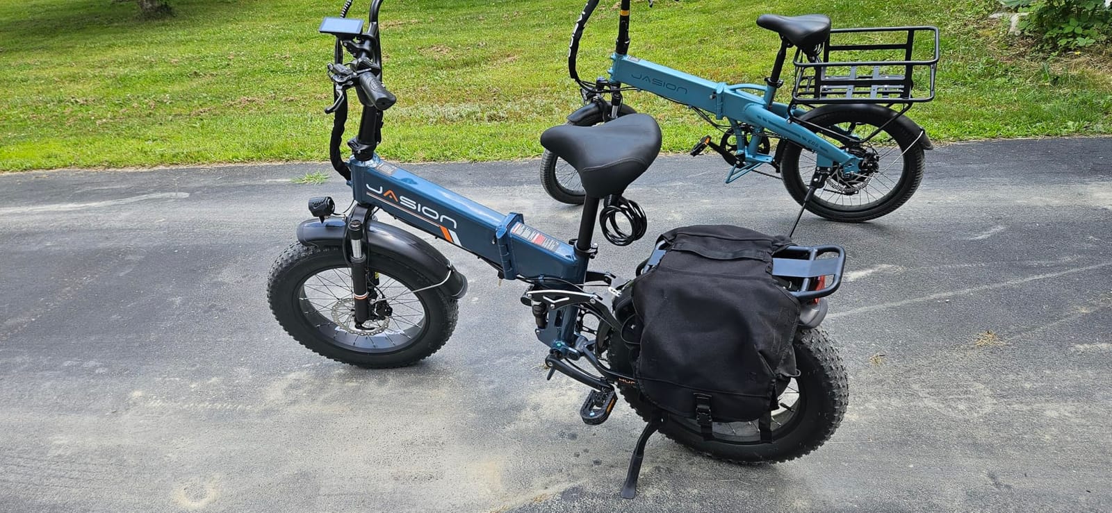 Jasion X-Hunter/ST/PRO Electric Bike for Adults,1800W/1400W Peak 20''Fat Tire Foldable Ebike,Folding E Bike Up to 80/70 Miles Range,720/624WH Removable Battery,30 MPH E Bike,Certified by UL2849 customer photo 1