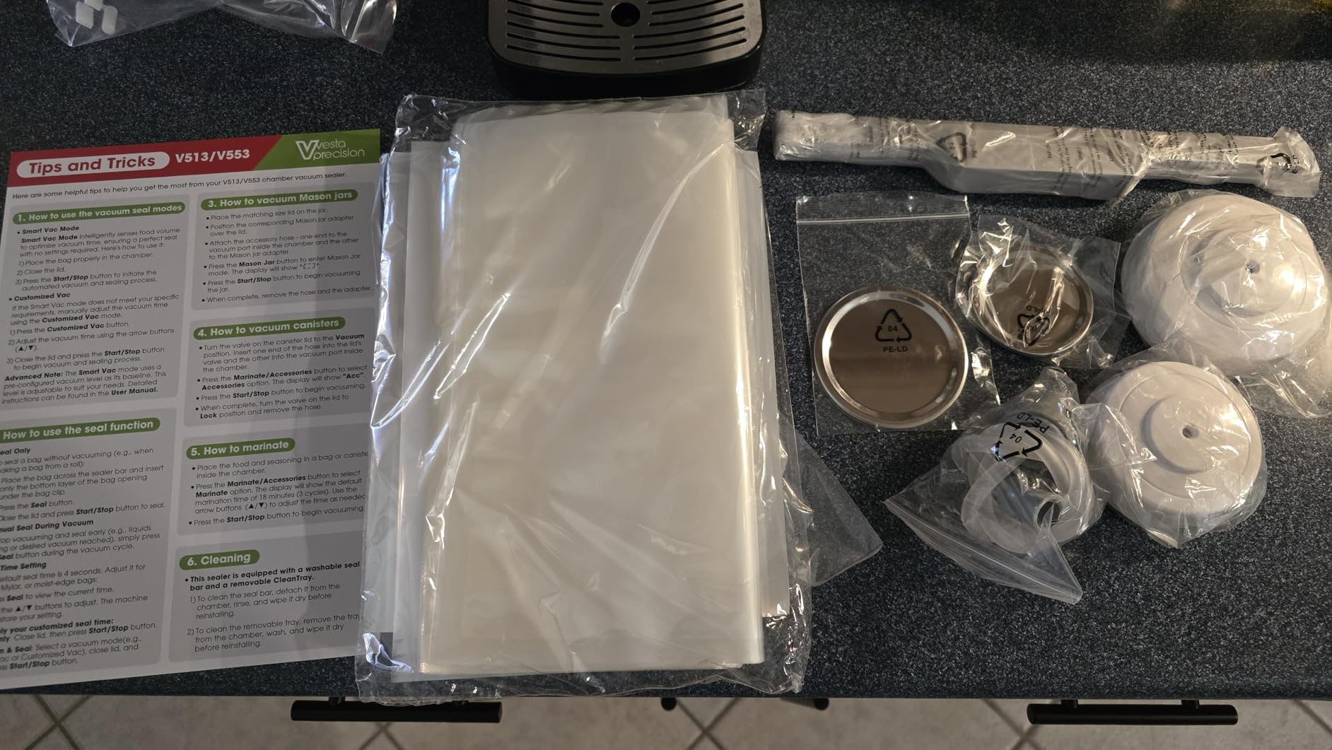 Vesta Precision 12” Chamber Vacuum Sealer, 8.1Qt chamber, Auto Vacuum Time customer photo 2