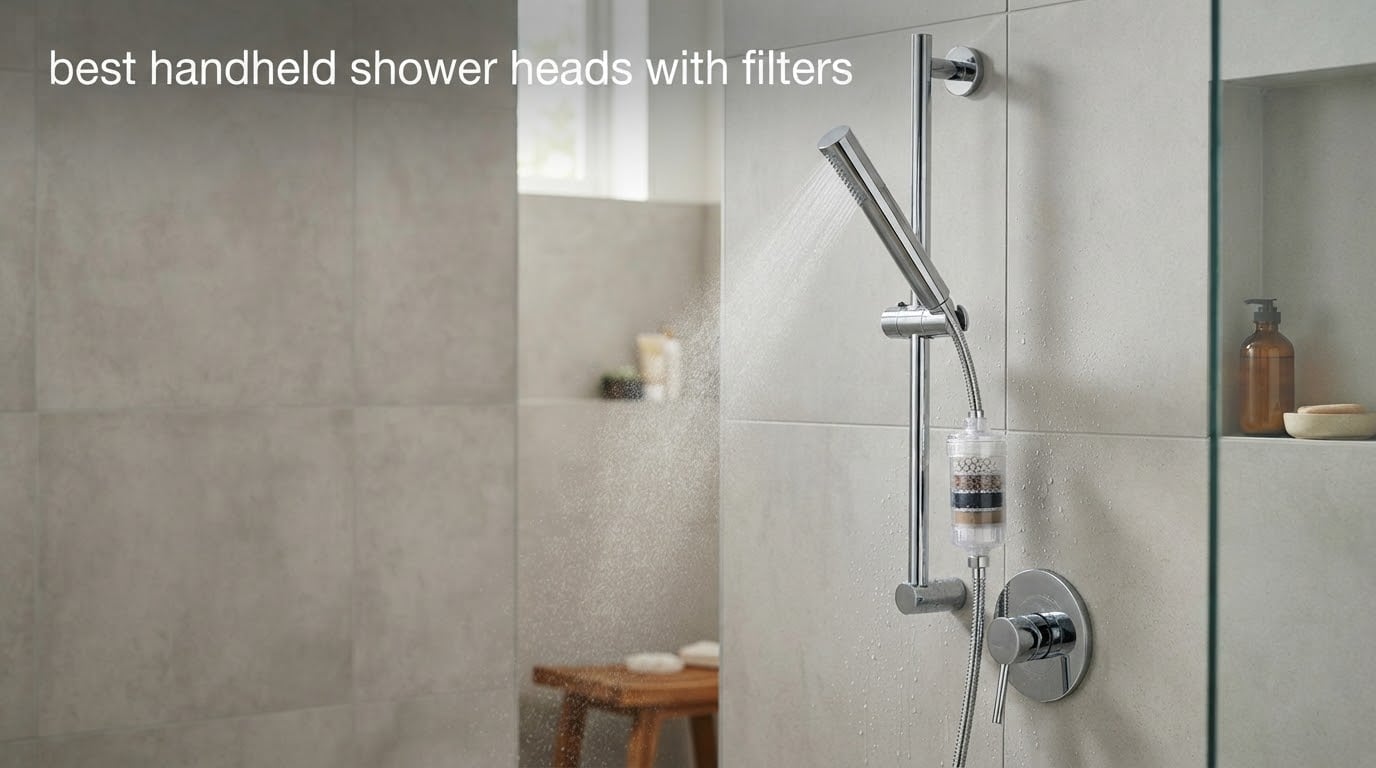 best handheld shower heads with filters