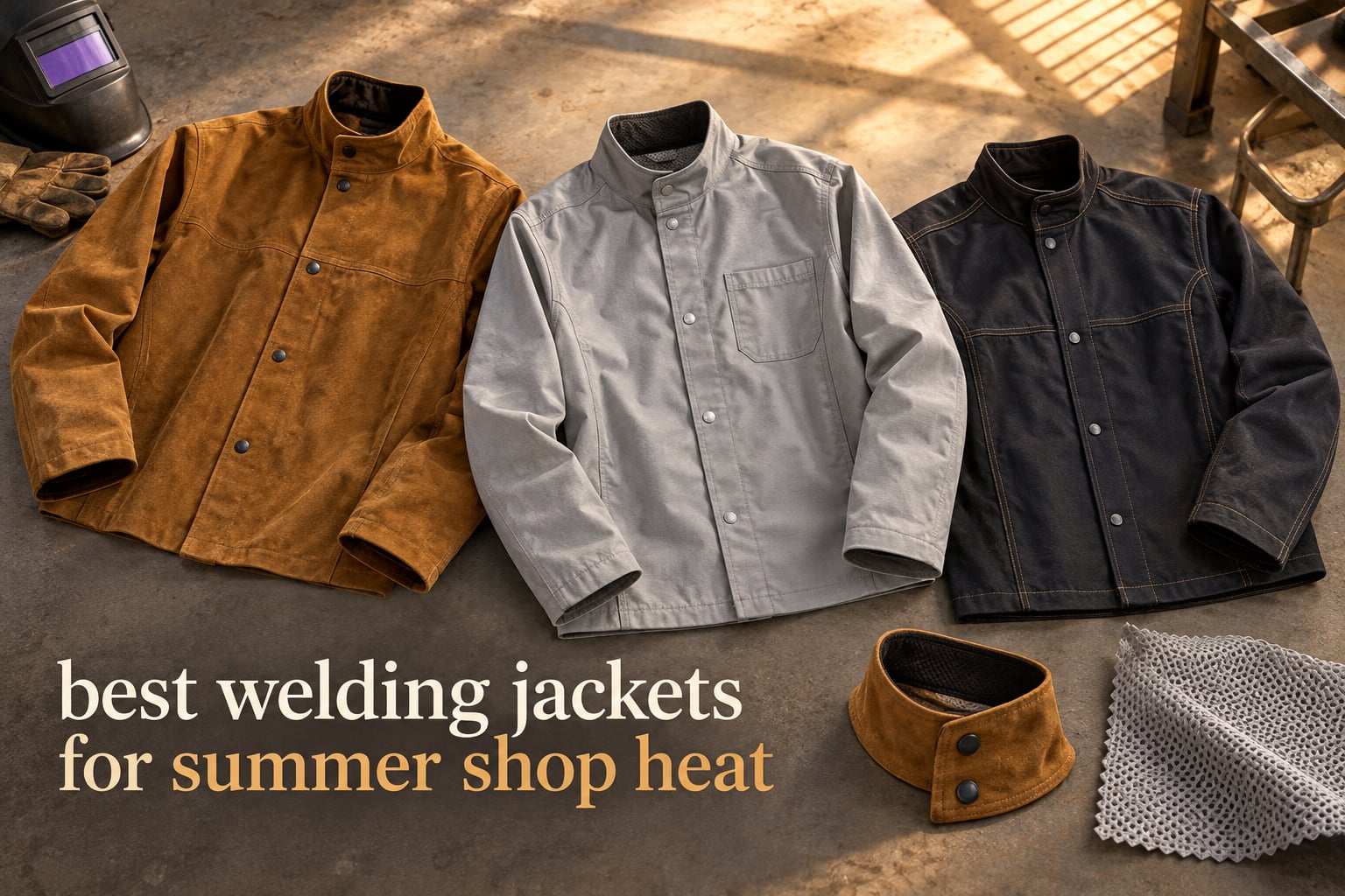 best welding jackets for summer shop heat