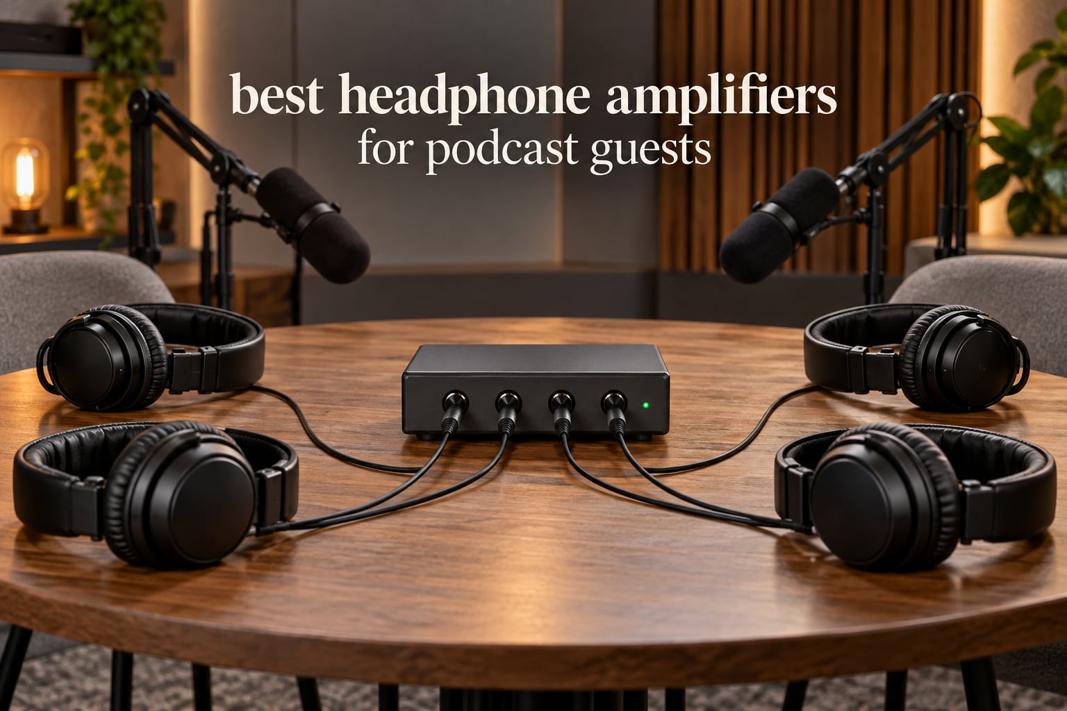 best headphone amplifiers for podcast guests