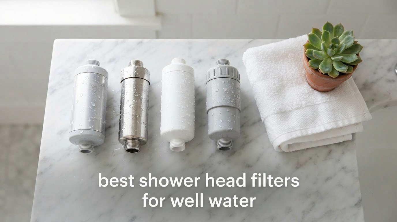 best shower head filters for well water