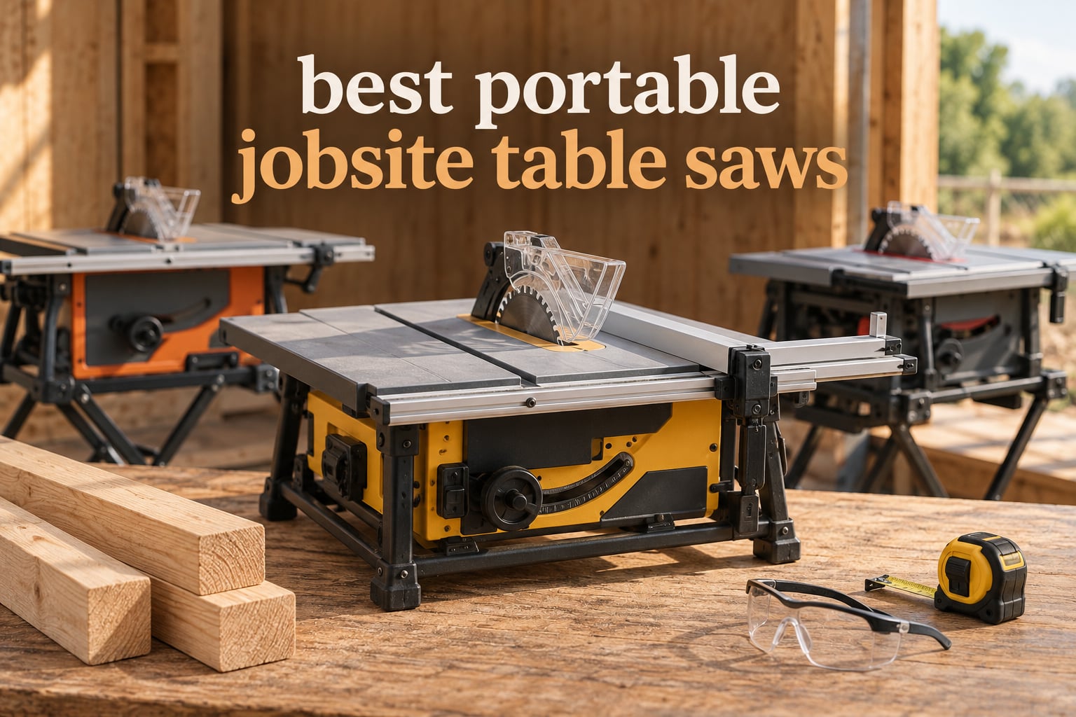 best portable jobsite table saws