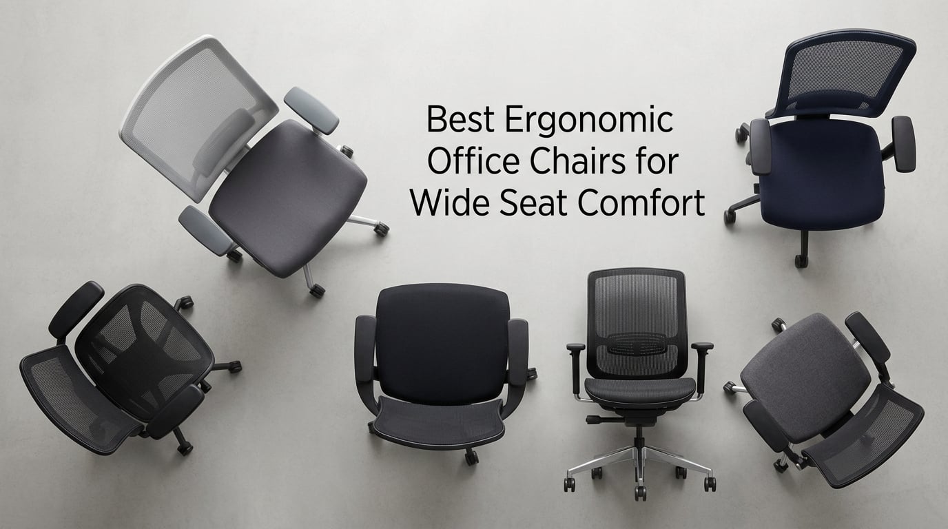 Best Ergonomic Office Chairs for Wide Seat Comfort