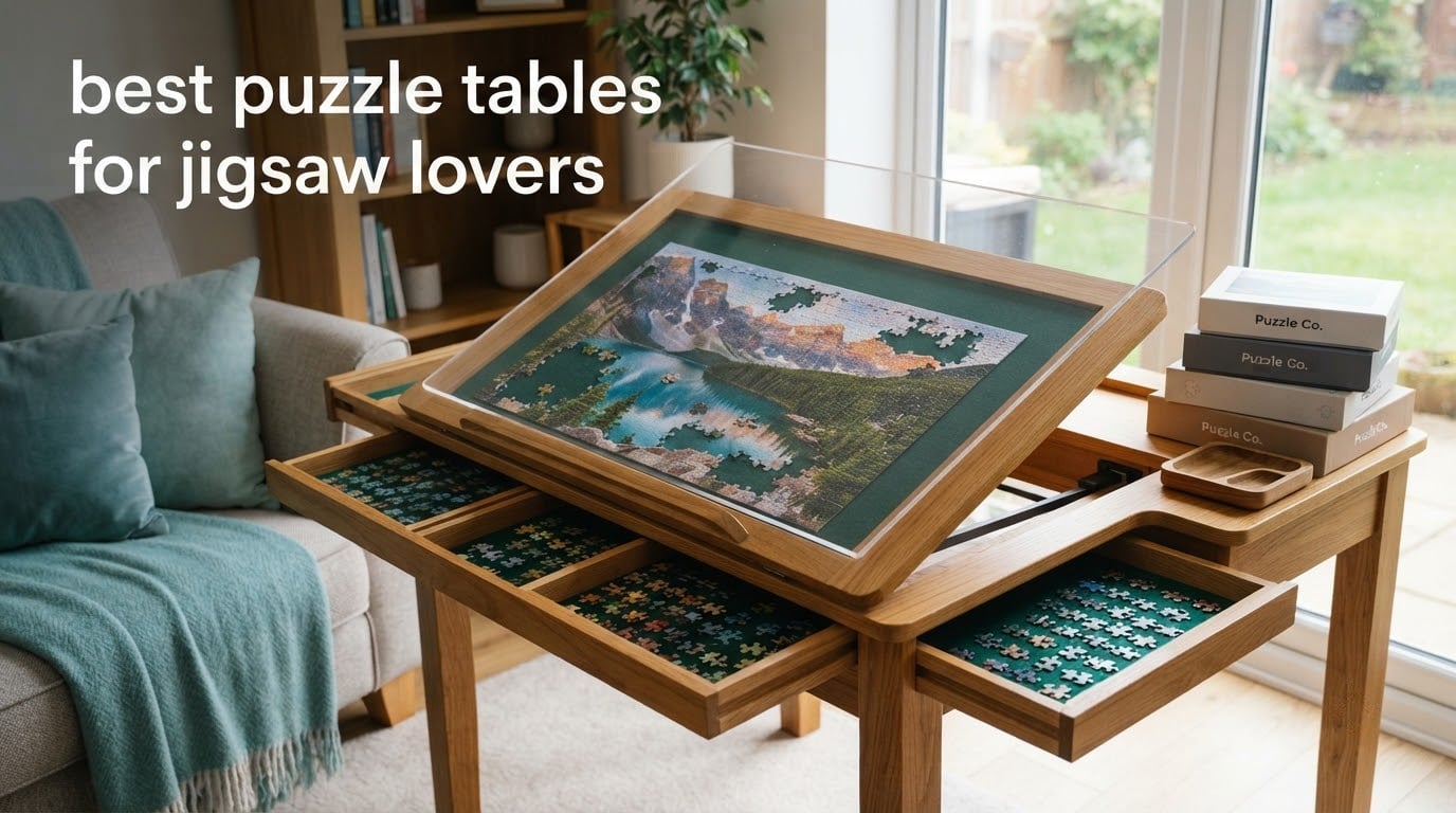 best puzzle tables for jigsaw lovers